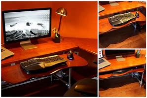 Image result for Ergonomic Computer Desk Setup