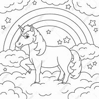 Image result for Gambar Unicorn Untuk Mewarnai