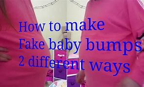 Image result for How to Make a Baby Bump