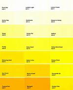 Image result for Color Chart Shades of Yellow