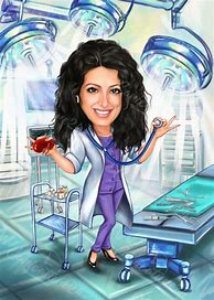 Image result for Doctor Caricature