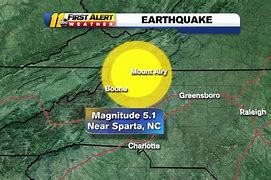 Image result for Earthquake in North Carolina