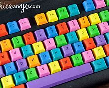 Image result for Keyboard with Colored Keys