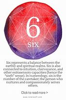 Image result for 6 Numerology Elements