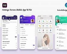Image result for Settings Screen Responsive Design