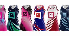 Image result for Netball Uniform with Stars