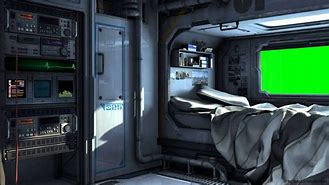 Image result for 4K Space Ship Bedroom with Green Screen
