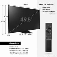Image result for Samsung 50Qn90 Dimensions