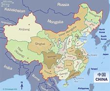 Image result for China Map with Provinces