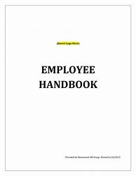 Image result for Employee Handbook Layout