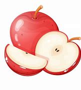 Image result for Cartoon Sliced Apple