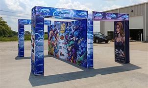 Image result for Trade Show Booth Display Ideas Barrels