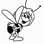 Image result for Coloring Page of a Bee