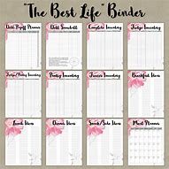 Image result for Life Binder Printables