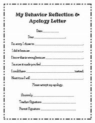 Image result for Apology Letter From Kid