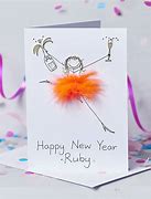 Image result for Hand Made New Year Card