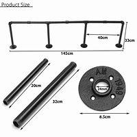 Image result for Pipe Wall Mount