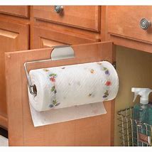 Image result for Over Cabinet Paper Towel Holder