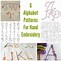 Image result for Free Hand Embroidery Alphabet Letters