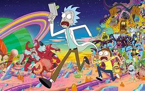 Image result for Rick and Morty Anime Wallpaper