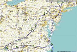Image result for East Coast Driving Map