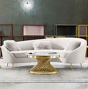 Image result for Green Contemporary Sofa Curved