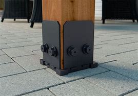Image result for 6X6 Post Base with Threaded Rod