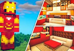 Image result for minecraft iron mans home