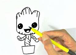 Image result for Baby Groot Drawing Easy for Kids