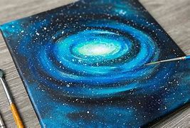 Image result for How Paint Galaxy Paintings