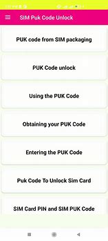 Image result for AT&T PUK Code Unlock