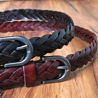Image result for Women's Braided Leather Belt