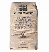 Image result for Hydrated Lime 50 Lb Bag