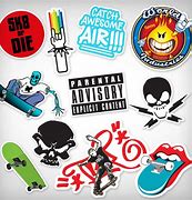 Image result for Skateboard Stickers Free