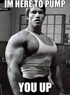 Image result for Arnold Schwarzenegger Pump Meme