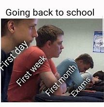 Image result for School Is Back Meme