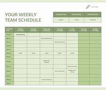 Image result for Day Schedule Template for Service