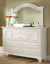 Image result for White Dresser with Mirror