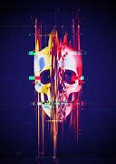 Image result for Red Skull Melting Glitch Art