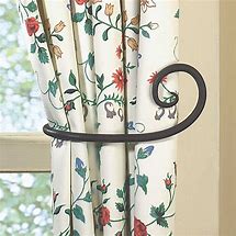 Image result for Outdoor Decorative Metal Curtain Tie Backs