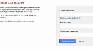 Image result for Google Email Password Reset
