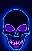 Image result for Neon Red Skull Wallpaper