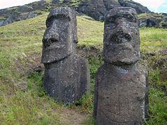 Image result for Easter Island Heads Drawing