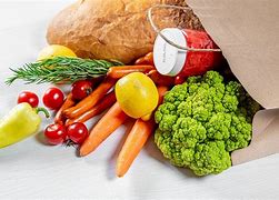 Image result for Vegetables Coming Out of Bag