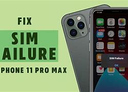 Image result for Sim Failure iPhone 11 Pro