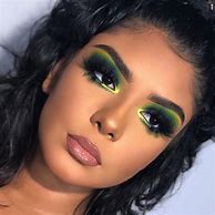 Image result for Dramatic Green Eye Makeup