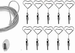 Image result for Wire and Clips to Hang Photos