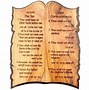 Image result for Ancient Hebrew Ten Commandments