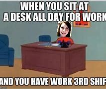 Image result for Guy Sitting at Desk Meme