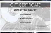 Image result for Automotive Repair Gift Certificate